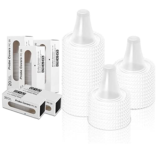 Set Di 400 Termometri Per Orecchie Marroni, Tappi Di Ricambio, Termometri Auricolari, Coperture Per Tutti I Modelli Marroni