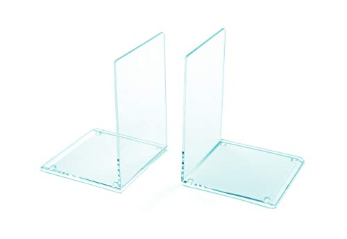 Osco Abe1-Gl Glass Look Acrylic Bookends