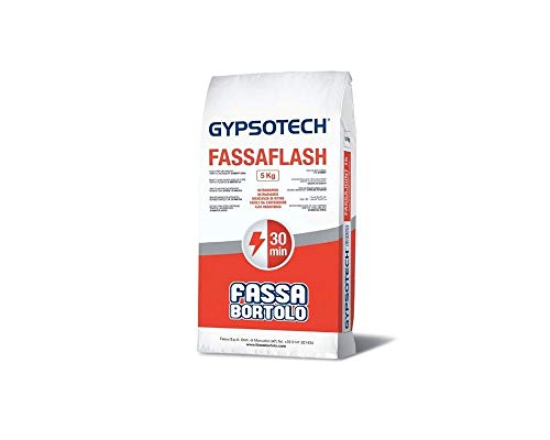 Stucco Per Rapido Per Cartongesso Fassaflash Lavorabilità 1/2 Ora Kg.5