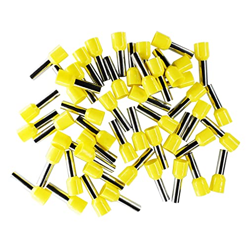 Puntelli Isolati, 6,00 Mm², Gialli, 50 Pezzi