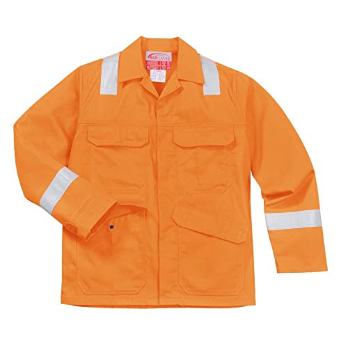 Portwest Fr25 Giacca Plus Bizflame, Taglia L, Arancione