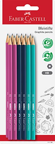 Faber-Castell 111185 - Set Di Matite Hb, 12 Pezzi In Blister, Infrangibili, Per Bambini E Adulti