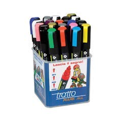 Pennarelli Tratto Mark All 20 Pz. Colori Assortiti