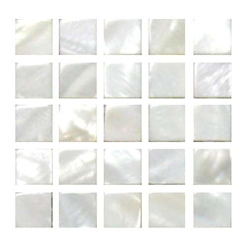 Tessere Mosaico Marmorizzate Bianco