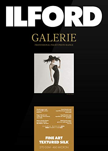 Ilford Galerie Fineart Textured Silk 270 Gsm A4-210 Mm X 297 Mm, 25 Fogli