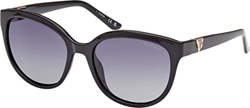 Guess Gu7877 Occhiali, Shiny Black, 56/18/135 Da Donna, Nero Luccicante