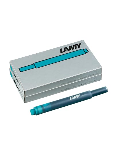 Lamy T10 Set Di 2 Cartucce D'Inchiostro Con Grande Riserva Di Inchiostro, Adatte Per Tutti I Modelli Di Penne Stilografiche Lamy, Contenuto 1,25 Ml Pe