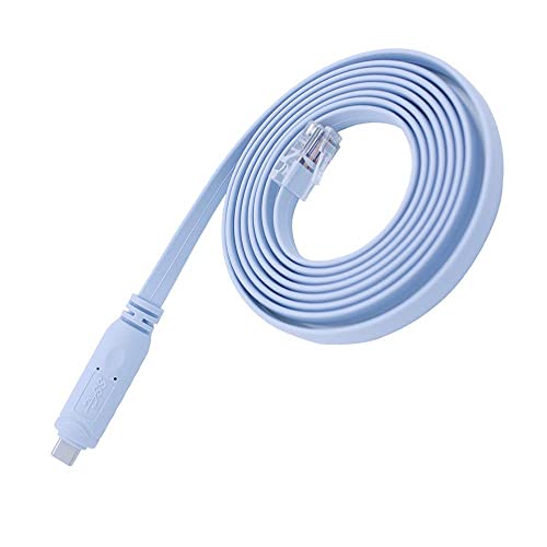 Cavo Per Console Usb C, Da Usb A Usb C, Cavo Per Console Usb Tipo C A Rj45 Per Laptop Macbook (Chip Ftdi Rs232, 1,8 M)