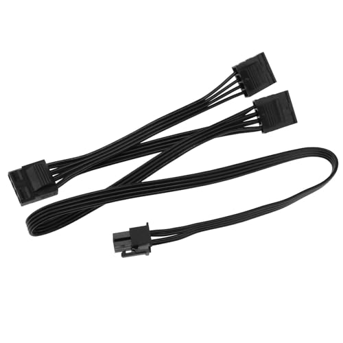 Emsea Cavo Adattatore Molex Ide Da 6 Poli A 3 X 4 Pin, Compatibile Con Seasonic X-1050Xm2 X-1250Xm2 Ss-660