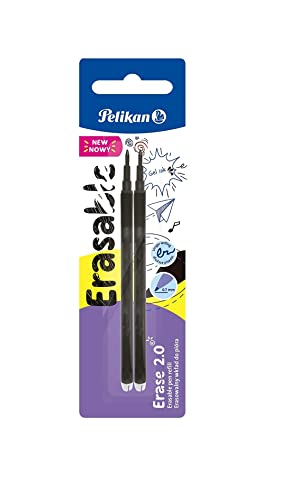 Pelikan Ricarica Penna Refill Universale Per Penna Cancellabile Roller, Inchiostro Nero, Punta M 0,7 Mm, Ricariche Penne Cancellabili Per Scuole Eleme