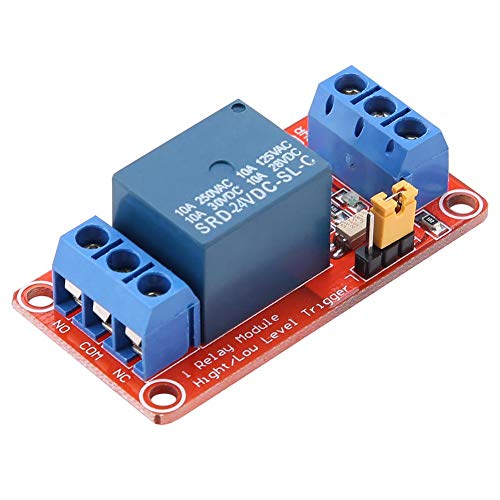 Scheda Relè Relè A Canale 1 Con Scheda Accoppiatore Optoisolatore A Basso Livello Per 5V / 12V / 24V (24V)