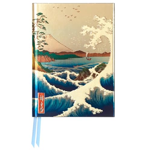 Sea At Satta By Hiroshige Foiled Pocket Journal: 1
