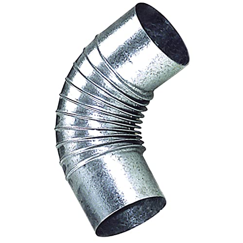 Codo Estufa Galvanizado De 100 Mm. 90°.