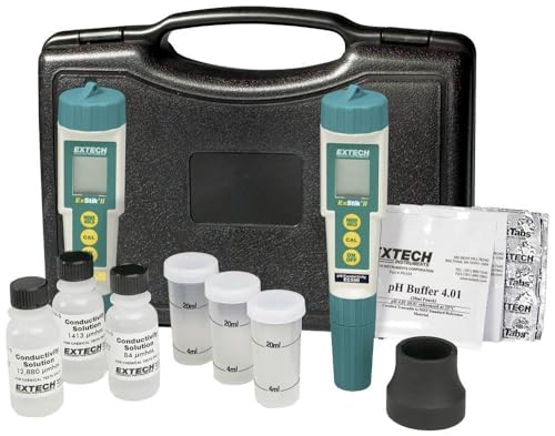 Extech Ec510 Kit Misuratore Di Ph Conducibilità Impermeabile Exstik Ii