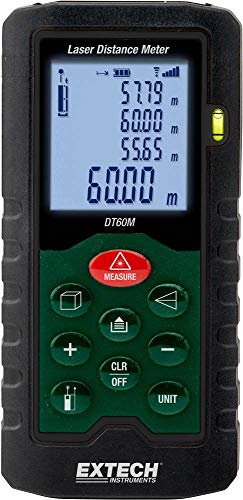 Extech Dt60 M Misuratore Di Distanza Laser, Verde