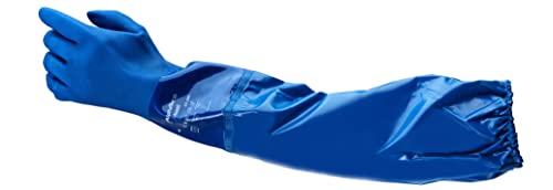 Ansell Alphatec 23-201 Guanti Da Lavoro In Pvc, Contatto Alimentare, Destrezza E Flessibilità Alle Basse Temperature, Finitura Ruvida Per Presa Miglio