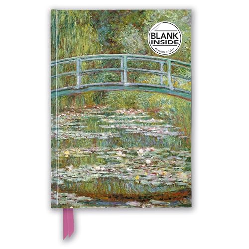 Claude Monet - Bridge Over A Pond For Water Lilies Foiled Blank Journal