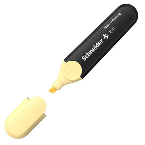 Schneider 95125 Evidenziatore Job Ppl, 1-5Mm, Giallo Pastello