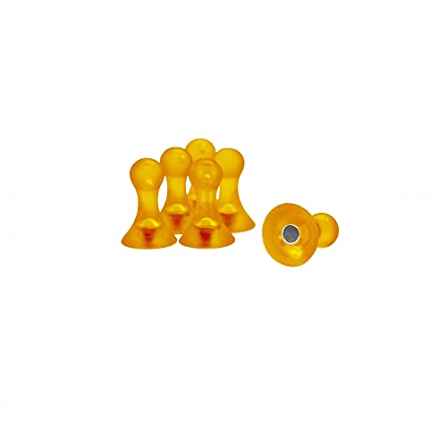Large Fruity Coloured Skittle Magnets - Orange (10 Packs Of 6)