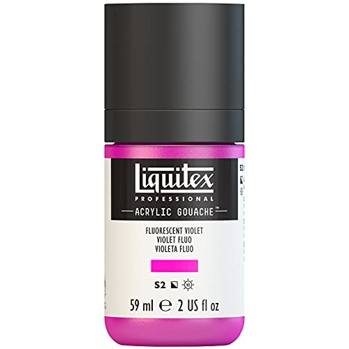 Liquitex Acrylic Gouache - Colore Acrilico Effetto Gouache 59 Ml - Fluorescent Violet