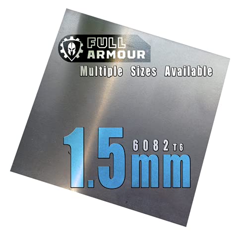 Piastra In Alluminio Da 1,5 Mm – 100 Mm X 100 Mm (10Cm X 10Cm)