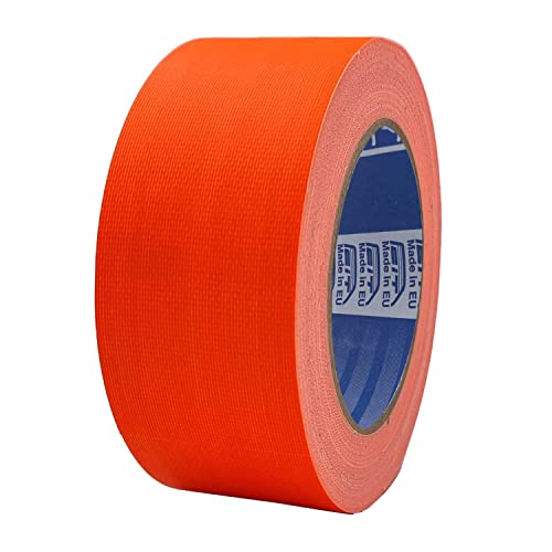 Acit Nastro Telato Fluo, 50 Mm X 25 M, Nastro Telato Rinforzato, Duct Tape, Gaffer, Nastro Telato Americano Fluorescente, Riparazioni, Fissaggio E Imb