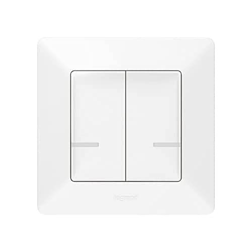 Legrand, Valena Life With Netatmo 752188 - Interruttore Neutro Compatibile Anche Con Tasti Led, 2 X 250 W