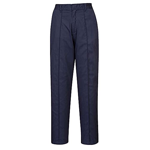 Ladies Elasticated Trousers - Color: Navy - Talla: Medium