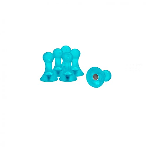 Large Fruity Coloured Skittle Magnets - Light Blue (10 Packs Of 6)