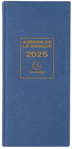 Exacompta - 38583E - Agenda Da Ufficio Banchiere Lungo Euro E Centesimi - 16 Cm X 34 Cm - Giornaliero 2023 - Colori Casuali