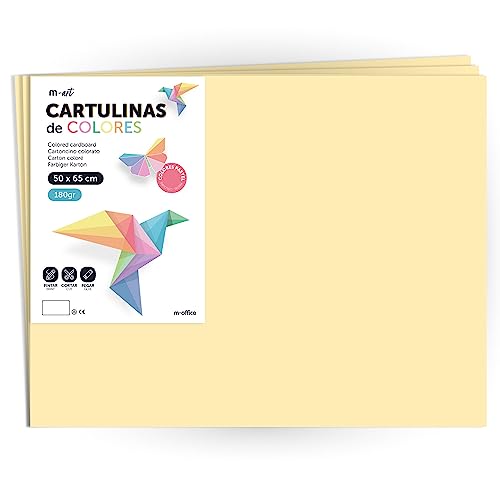 Cartulina De Colores, Cartulina Grande 50X65 Cm De Colores Pastel, Cartulinas De Colores Pastel 180Gr Para Manualidades, Diseños Creativos Y Proyectos