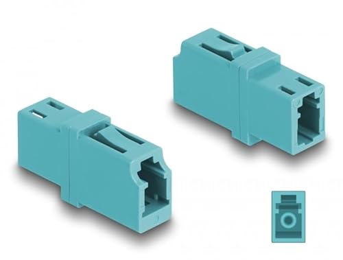 Delock Lwl Frizione Lc Simplex Connettore Femmina A Lc Simplex Connettore Femmina Om3 Aqua