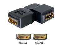 Delock Adapter Hdmi Female > Hdmi Female 90° Left Hdmi 1.3 Nero