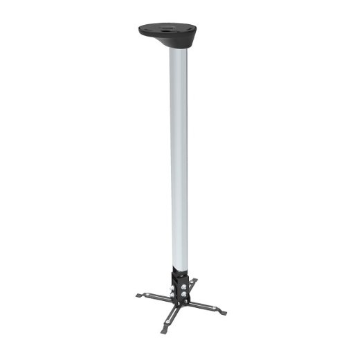 Newstar Beamer-C500Silver - Supporto Per Proiettori A Soffitto, 10 Kg, 250-1750 Mm, 360°)