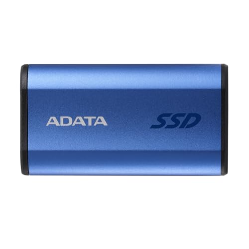 Adata Se880 Ssd Esterno Da 500 Gb, Unità A Stato Solido Portatile Ultra Veloce Compatibile Con Ps5 Xbox, Blu