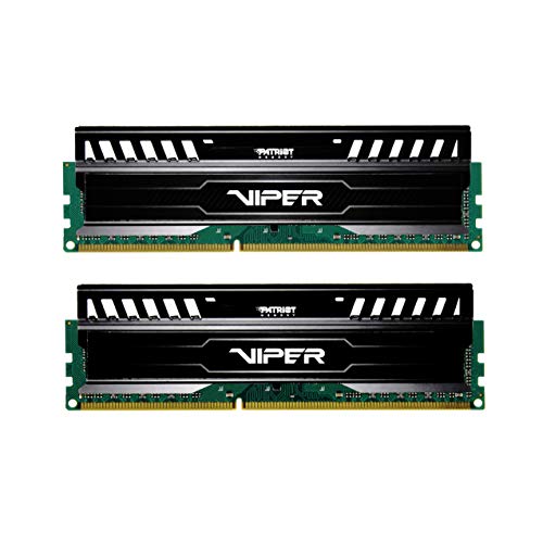 Patriot Memory Memoria Desktop Viper Iii Da 16 Gb (2 X 8 Gb) Ddr3 1600 Mhz (Pc3 12800) Cl9 Con Dissipatore Di Calore Black Mamba – Pv316G160C9K