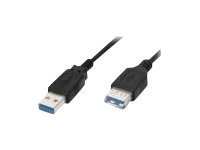 M-Cab - Usb-Verlängerungskabel - 9-Polig Usb Typ A (M) - 9-Polig Usb Typ A (W) - 1.8 M (Usb 3.0) - Schwarz