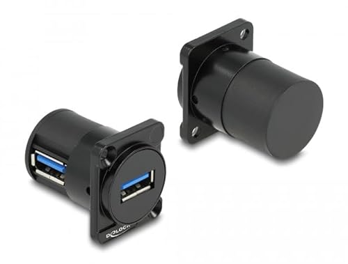 Delock Modulo Type-D Usb 2.0 Tipo-A Femmina A Femmina Con Un Angolo Di 90° Marca