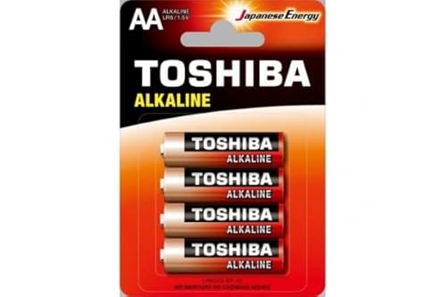 Baterías Toshiba Aa Red Alcalina Lr6Gca Bp-4C Lr6 Blister De 4