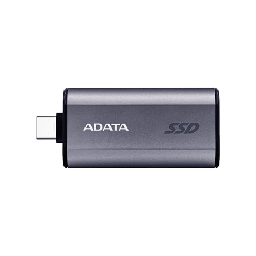 Adata Se750 500 Gb Alta Velocità Tipo-C Fino A 1000 Mb/S Compatibile Con Telefoni Mociles, Dispositivi Di Gioco Portatili Nero (Sc750-500G-Cbk)