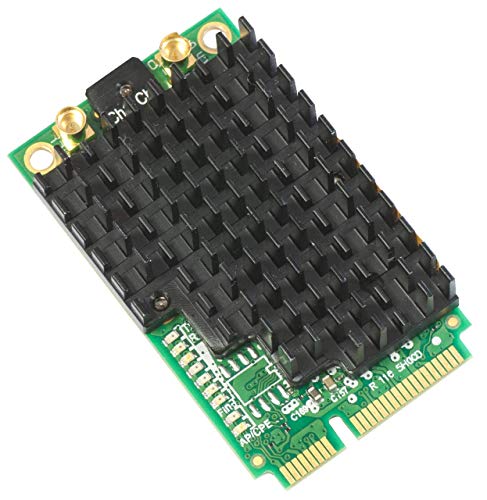 Mikrotik 802.11A/C High Power Minipci-E Card With Mmcx Connectors, 10082 (Card With Mmcx Connectors)