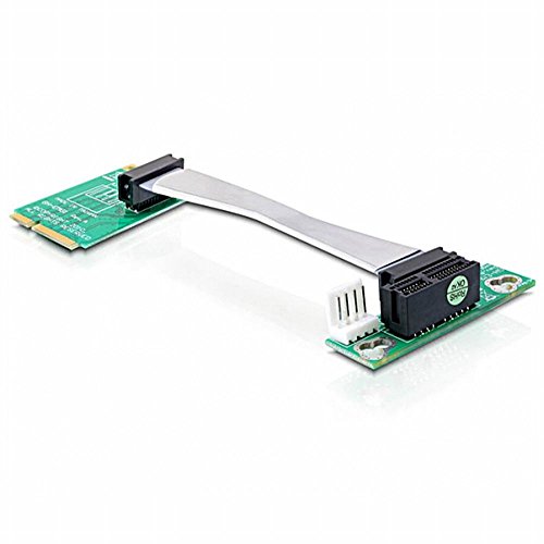 Delock Tarjeta Vertical Pcie X1 - Mini Pcie Cable Flexible De 9 Cm