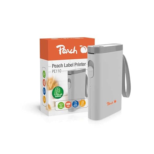 Peach Stampante Per Etichette Pe110, Bianco