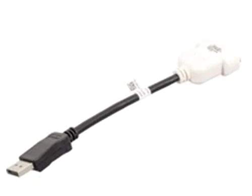 Dell Mini Displayport/Dvi-D-Adattatore Per Cavo Displayport, Dvi-D E Nero, Colore: Bianco, M/M