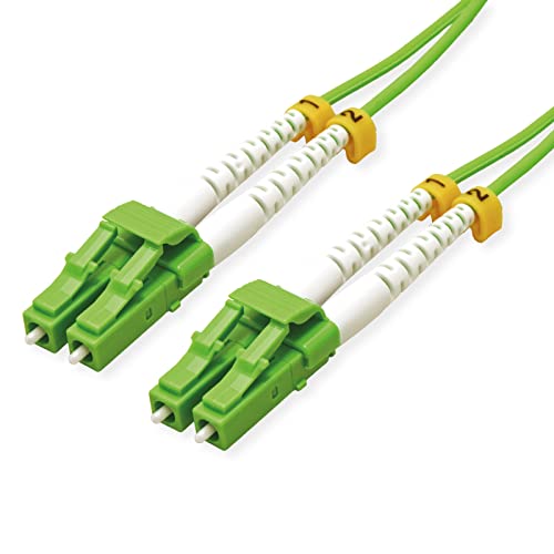 Roline Cavo In Fibra Ottica 50/125Μm Om5, Lc/Lc, Lsoh, Verde, 5 M