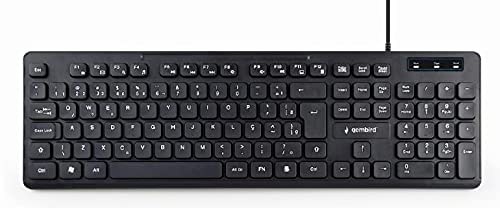 Gembird Keyboard Multimedia Usb Eng/Black Kb-Mch-04