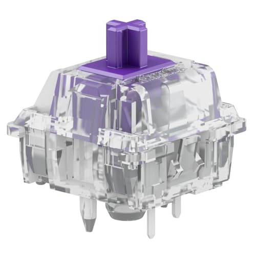 Glorious Gaming Mako Switches (110 Pz) Switch Tattili Per Giocare E Scrivere, Design Trasparente Per Illuminazione Rgb Massima, Prelubrificati, Per Ta