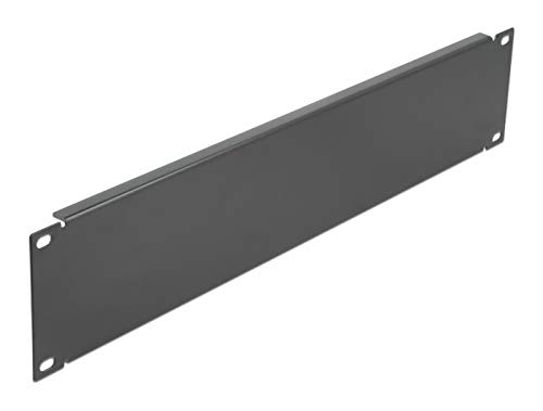 Delock 19 Zoll Netzwerkschrank Blindabdeckung 2 He Schwarz1