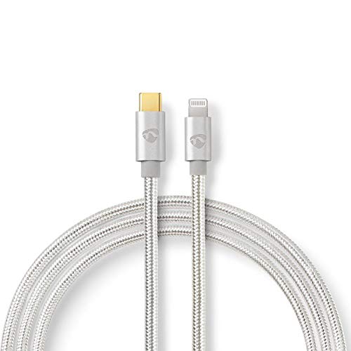 Nedis Cctb39650Al20 Câble Lightning 2 M Aluminium