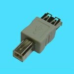 Microconnect Usb A/Usb B M-F Nero